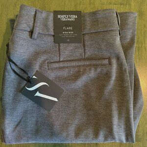 Simply Vera Vera Wang Flare High Rise Pants - size 12